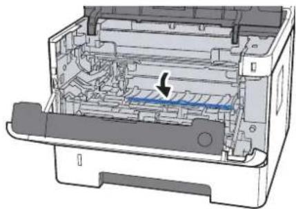 OLIVETTI PG L2540 - Ouvrir le capot d'alimentation (C). - 3