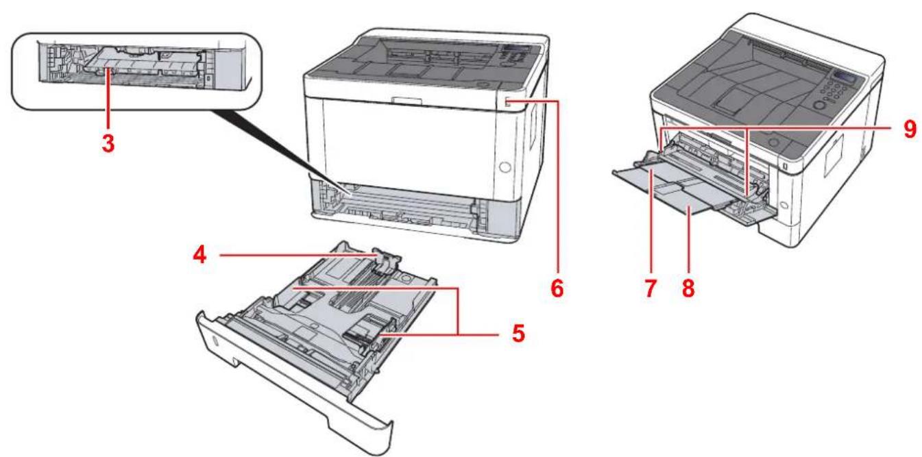 OLIVETTI PG L2540 - Nomenclature (connecteurs/intérieur) - 2