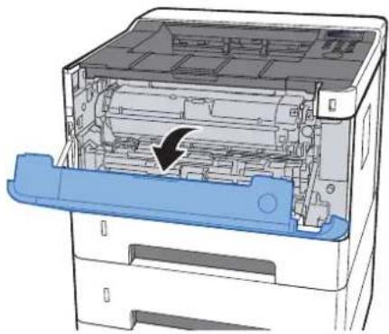 OLIVETTI PG L2540 - Refermer le capot avant. - 3