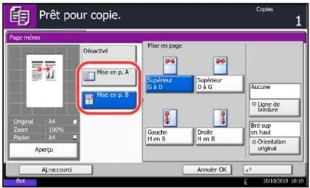 OLIVETTI d-Copia 8000MF plus - Types de limites de page - 9