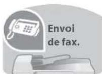 OLIVETTI d-Copia 8000MF plus - Pour envoyer un FAX - 1
