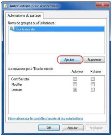 OLIVETTI d-Copia 8000MF plus - Création d'un dossier partagé - 4