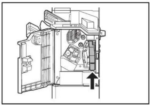 OLIVETTI d-Copia 8000MF plus - Vider le bac de récupération de perforation (option) - 4