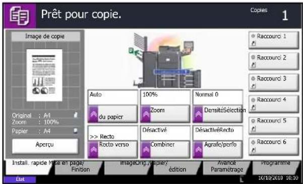OLIVETTI d-Copia 8000MF plus - Modification des enregistrements - 1