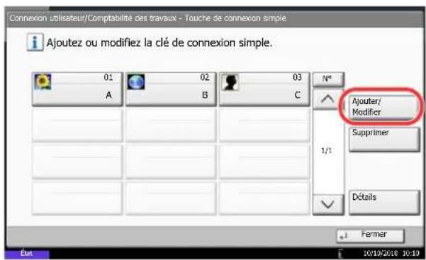 OLIVETTI d-Copia 8000MF plus - Touche de connexion simple - 1