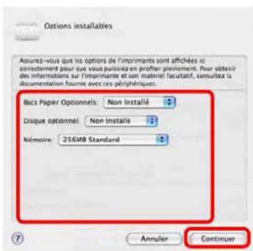 OLIVETTI d-Copia 8000MF plus - Installation du pilote d'imprimante sous Macintosh - 6