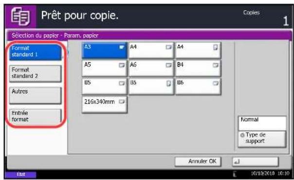 OLIVETTI d-Copia 8000MF plus - Sélection du bac MF - 1