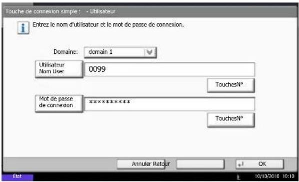 OLIVETTI d-Copia 8000MF plus - Touche de connexion simple - 5