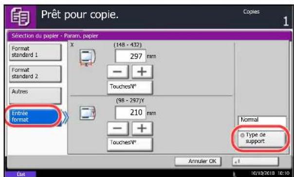 OLIVETTI d-Copia 8000MF plus - Sélection du bac MF - 2