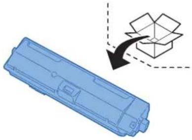OLIVETTI PG L2540 plus - Retirer la cartouche de toner neuve de la boîte. - 1