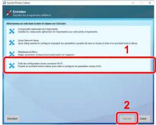 Entration Entration les programmes utiliants Selectionnez us out de dans la liste et citrapre sur Eclustes: Compounds optionnels de l'impérations Installed les compounds optionnels de l'impérations pour votre plote d'impérations. Quick Network Setup Quick Setup permet de configuer multi-unit des parameterles courants de mise en réseau à une assistant/auxiliary. Maintenance fileuri Bigge parameterles d'impression/optimisation de l'impérations. Out de configuer d'une connection WS-F Present un assistant toute a utiliser pour aider à configuer les parameterles réseau WS-F. 1 2 Precedent Exclustes Outter
