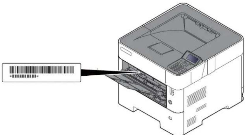 OLIVETTI PG L2655 - Vérification du numéro de série de l'équipement - 1