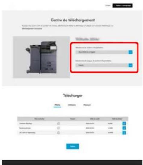 OLIVETTI d-Copia 6002MF - Télécharger un logiciel à partir du site web. - 3