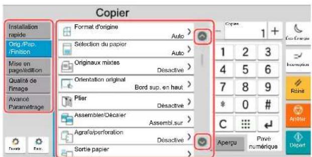 OLIVETTI d-Copia 6002MF - Afficher l'écran de réglage - 2