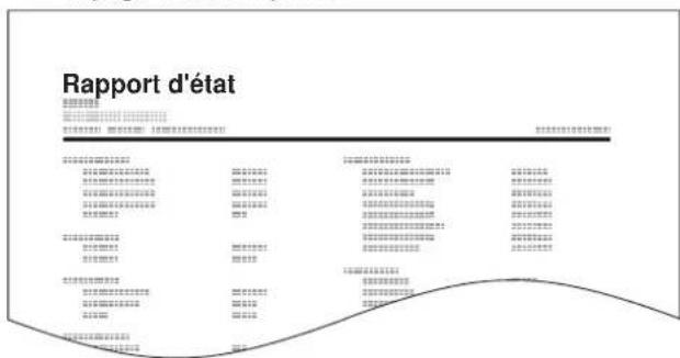 Rapport d'état RAPPORT D'ÉTAT