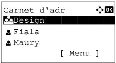 Carnet d'adr Design Fiala Maury [ Menu ]