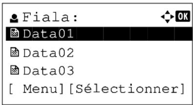 Fiala: Data01 Data02 Data03 [ Menu] [Sélectionner]