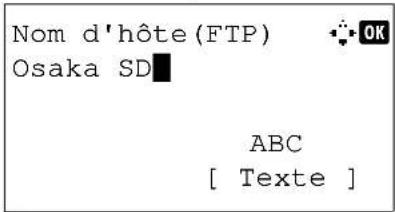 Nom d'hôte (FTP) Osaka SD ABC [ Texte ]