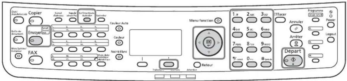 Estat/ Annulation lab Copier Cenat électrice Ragér aboula/UX Environnement Bolts de doucement Envoyer FAX Serial Product 12 3 4 5 13 14 15 Couleur Auto Couleur Noir & Blanc Moue claire Étoulement Étoulement Menu fonction 1.2 2.ABC 3.DEF 4.6H 5.9L 6.9X0 7.0HS 8.1W 9.9X2 * / * * * * 0.0 # / * * * * Retour Depart Arrêter Annuler Logout Programme Coupé onto B Power N