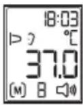Veroval DS 22 - Gespeicherte Messwerte anzeigen - 1