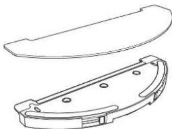 Proscenic M8 PRO - Serbatoio dell'acqua e polvere 2-in-1 - 2