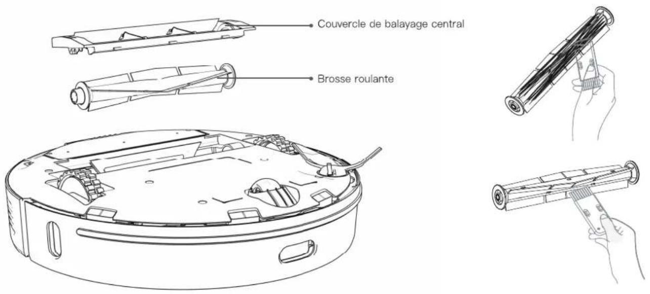 Proscenic M8 PRO - Brosse principale (recommandée chaque semaine) - 1