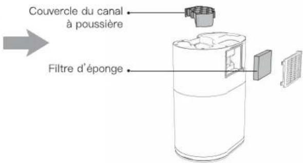 Proscenic M8 PRO - Nettoyage du canal des poussiè res - 1