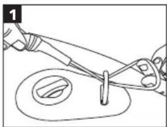 Aqua Marina Hyper - INSTALLATION DU LEASH STANDARD - 1