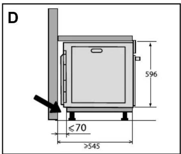 DE DIETRICH DFP8363BB - CHOIX DE L'EMPLACEMENT ET ENCASTREMENT - 4