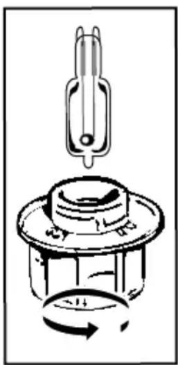 DE DIETRICH DFP8363BB - SOSTITUZIONE DELLA LAMPADA - 1
