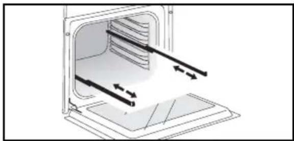 DE DIETRICH DFP8363BB - INSTALLERING OG DEMONTERING AV GLIDESKINNENE - 1