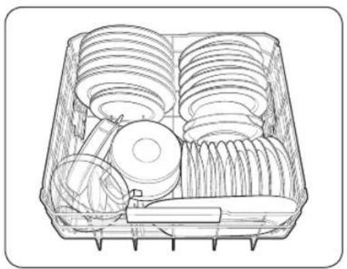 SAMSUNG DW60BG730B00ET - Panier inférieur - 1