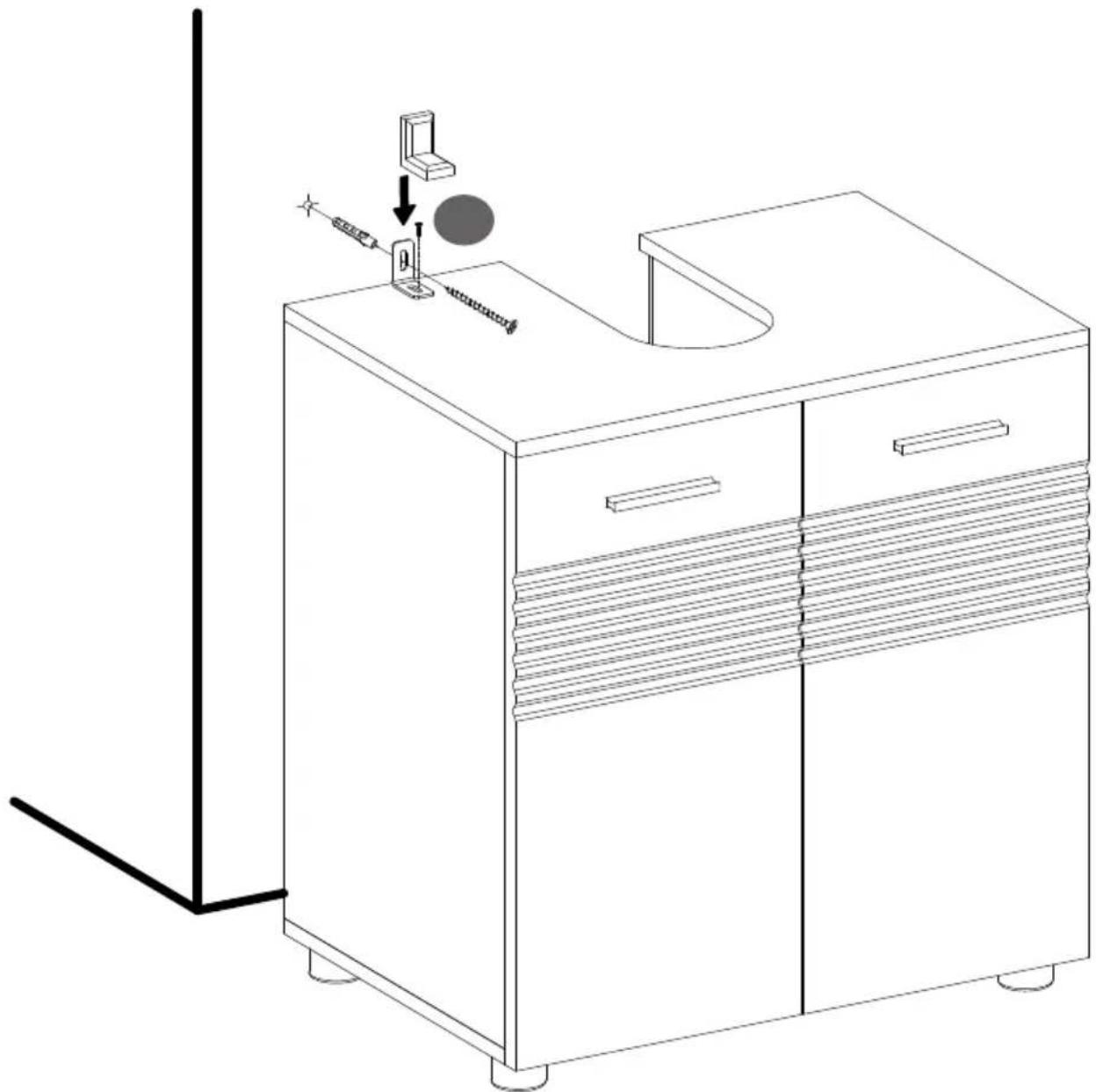 Vasagle BBK01WT - 40