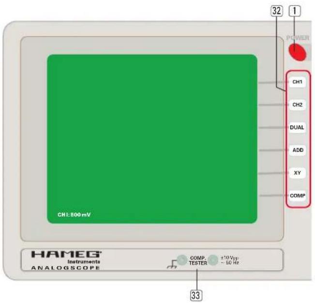 HAMEG HM400 - XY: - 1
