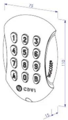 CDVI Galeo BT - GALEO BT Bluetooth - 4
