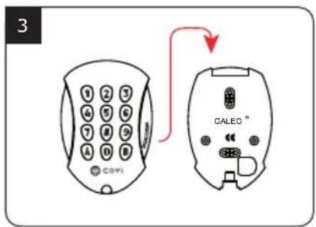 CDVI Galeo BT - 2] BEFESTIGUNG - 3