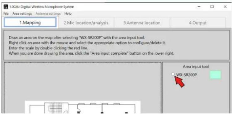 PANASONIC WX-SA250 - Select the system. - 1