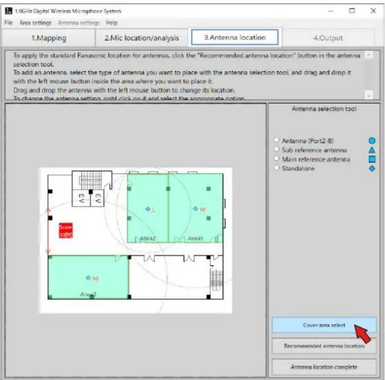 PANASONIC WX-SA250 - About the coverage area - 1