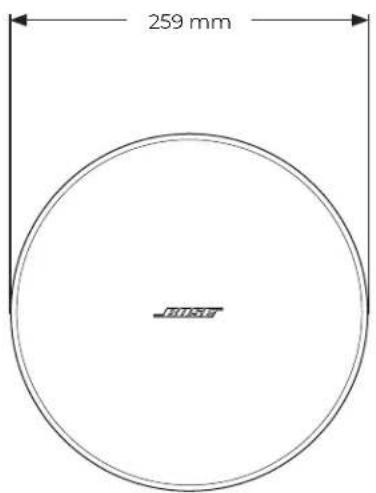 BOSE DesignMax DM5P - Dimensioni del prodotto - 1