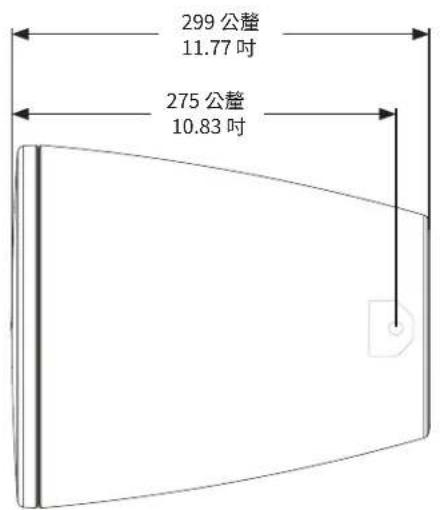 BOSE DesignMax DM5P - 產品尺寸 - 2