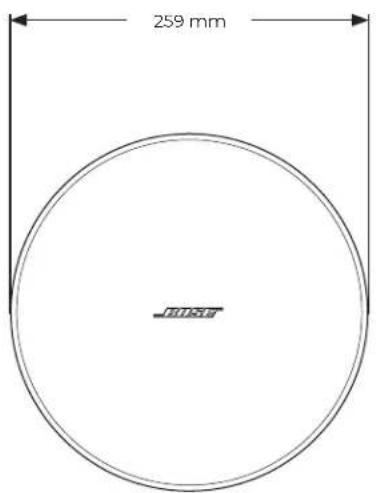BOSE DesignMax DM5P - Produktabmessungen - 1
