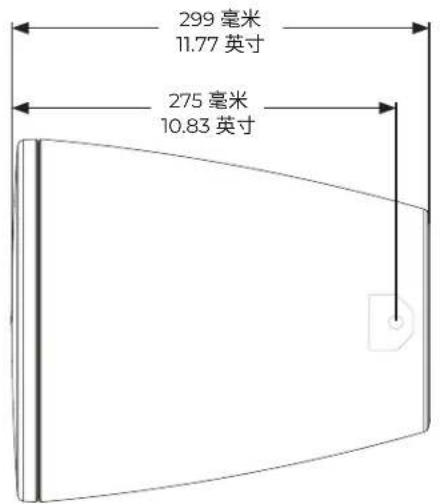 BOSE DesignMax DM5P - 产品尺寸 - 2