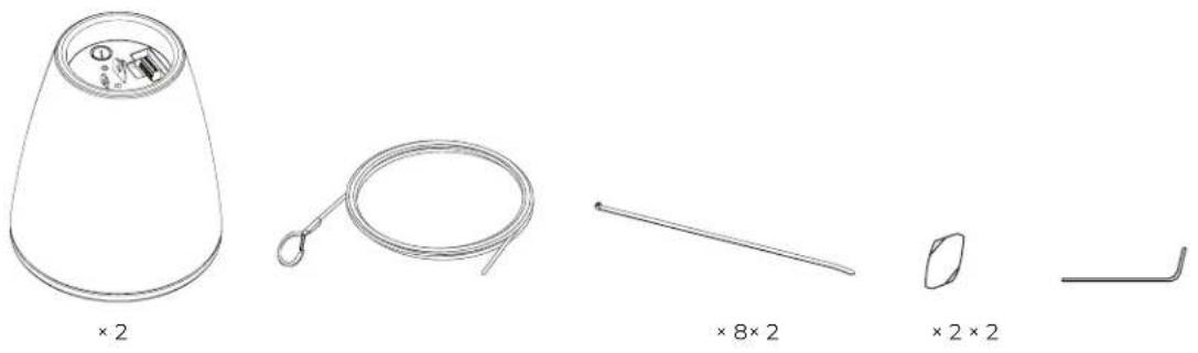 BOSE DesignMax DM5P - Ostrzeżenia dotyczące linek montażowych: - 1
