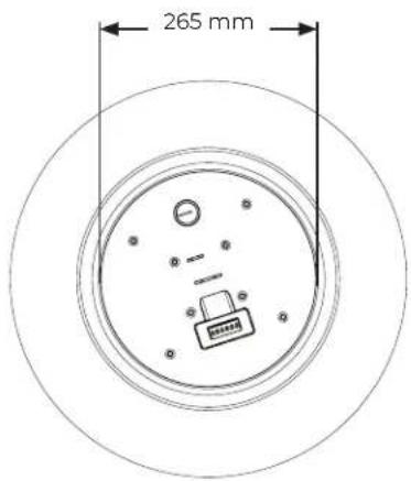 BOSE DesignMax DM10P-SUB - Produktabmessungen - 10
