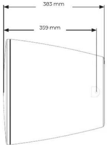 BOSE DesignMax DM10P-SUB - Produktabmessungen - 2