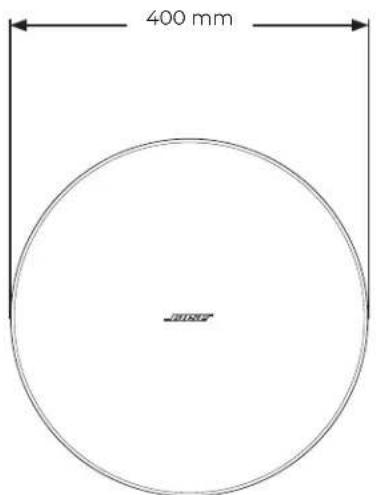 BOSE DesignMax DM10P-SUB - Produktmål - 1