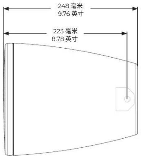 BOSE DesignMax DM3P - 产品尺寸 - 2