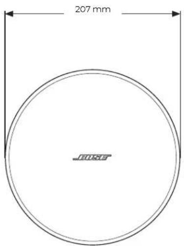 BOSE DesignMax DM3P - 製品寸法 - 1