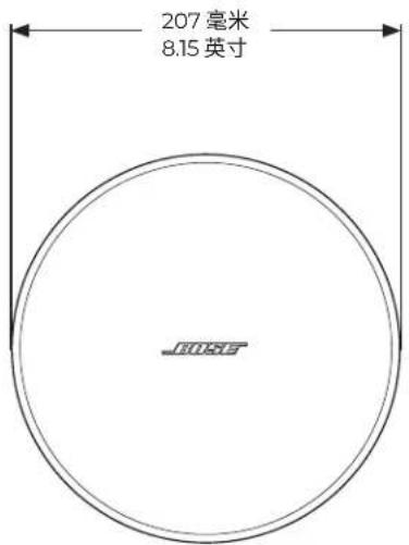BOSE DesignMax DM3P - 产品尺寸 - 1