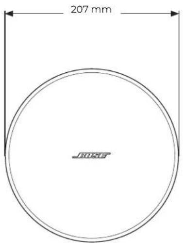 BOSE DesignMax DM3P - Dimensioni del prodotto - 1